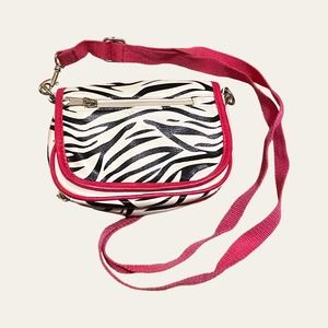 Zebra Print Y2K Crossbody Purse